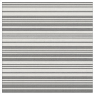 Dim Grey and Mint Cream Pattern Fabric