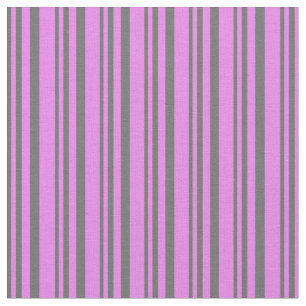 Dim Grey and Violet Coloured Lines Pattern Fabric