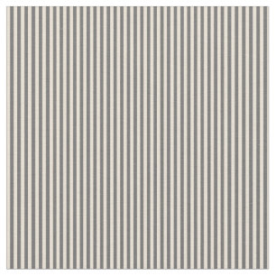 Dim Grey & Bisque Coloured Stripes Fabric