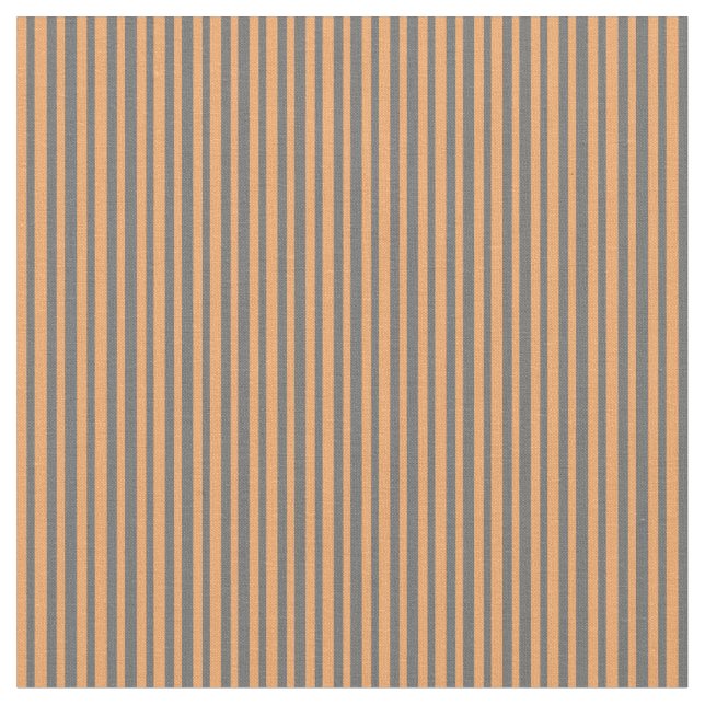 Dim Grey & Brown Coloured Lined/Striped Pattern Fabric (Close Up)