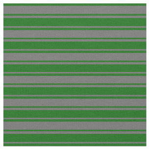 Dim Grey & Dark Green Coloured Lines Fabric