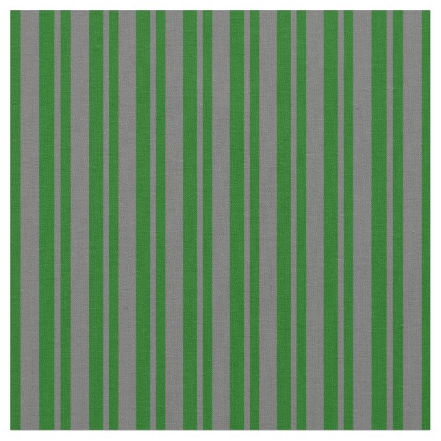 Dim Grey & Dark Green Coloured Pattern Fabric (Close Up)