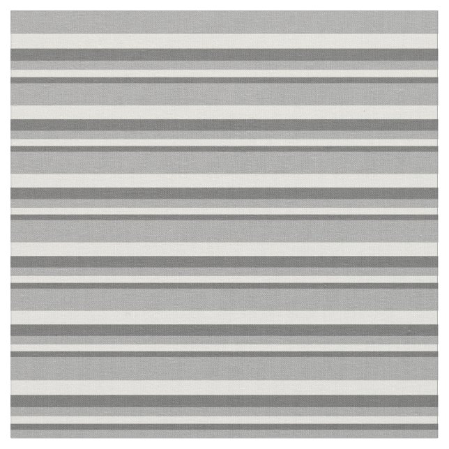 Dim Grey, Light Yellow & Dark Grey Coloured Lines Fabric (Close Up)