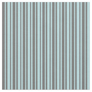 Dim Grey & Powder Blue Coloured Stripes Fabric