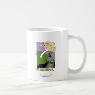 Dim Reaper Halloween Funny Cartoon Coffee Mug