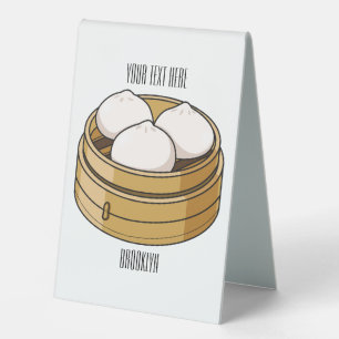 Dim sum cartoon illustration
