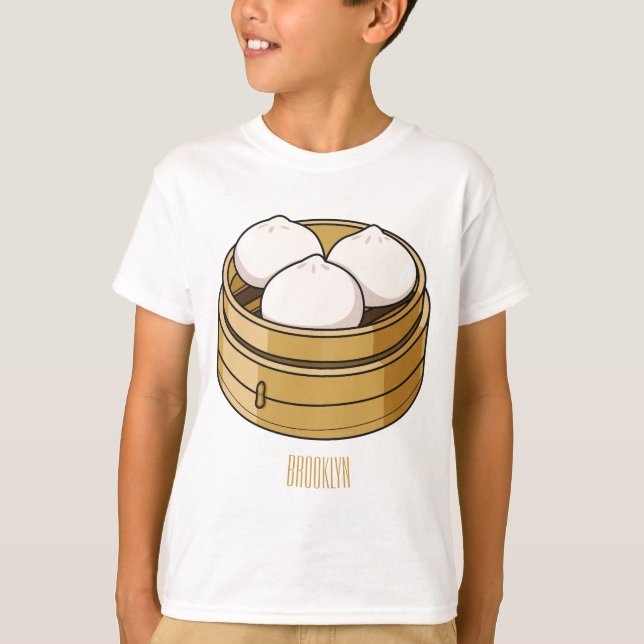 Dim sum cartoon illustration  T-Shirt (Front)