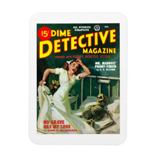 Dime Detective Magazine (Dec, 1948) Magnet