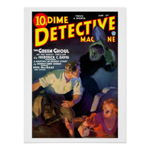 Dime Detective Magazine (Jun, 1935) Poster