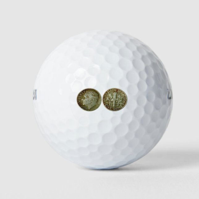 Dime Golf Balls (Front)