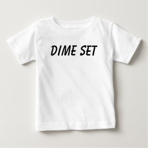 Dime Set Baby Tee