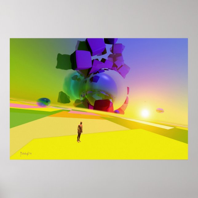 Dimension unknown - surreal poster (Front)