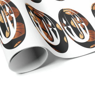 Dimensional Basketball Players Number 00,  Wrapping Paper