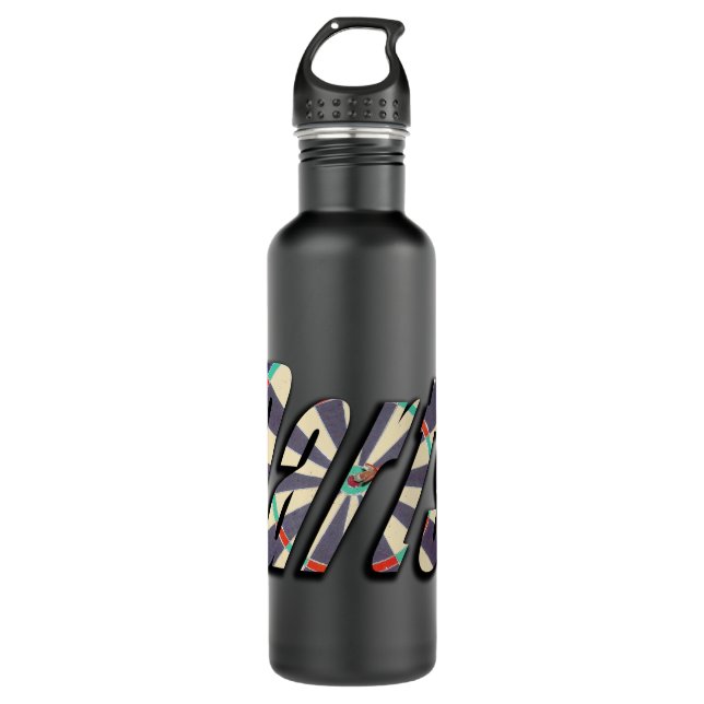 Dimensional Darts Logo, 710 Ml Water Bottle (Front)