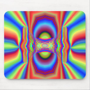 Dimensional Intersection Digital Art Mouse Pad