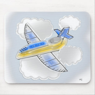 Dimensional Jet Aeroplane Mouse Pad