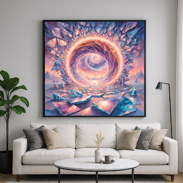 Dimensional Portal - Surreal Illustration Style Poster (Creator Uploaded)