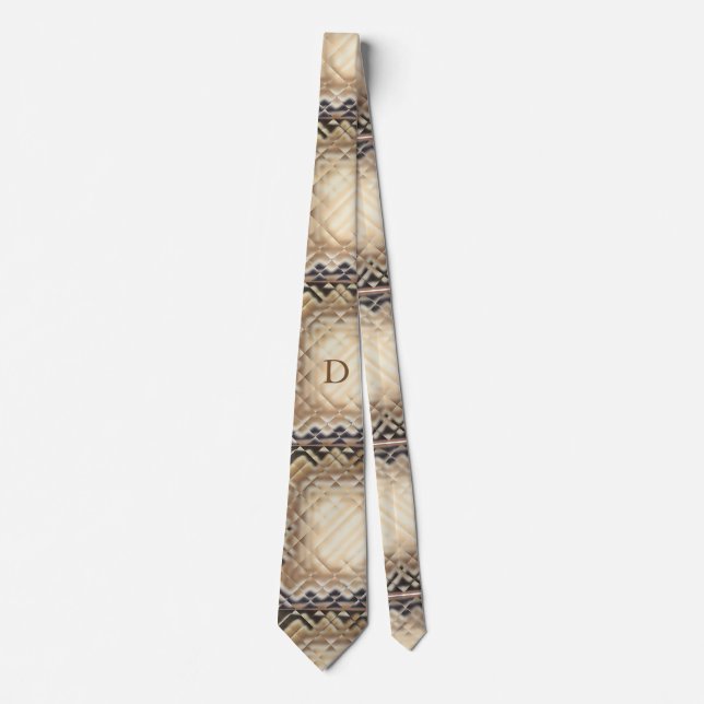 Dimensional Square(D) Neck Tie (Front)