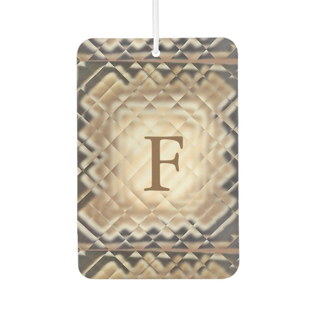 Dimensional Square-F Air Freshener (Front)