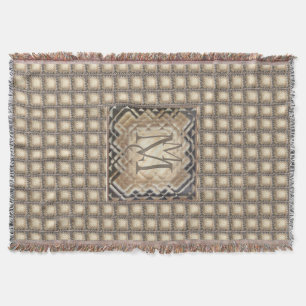 Dimensional Square-MMC Throw Blanket