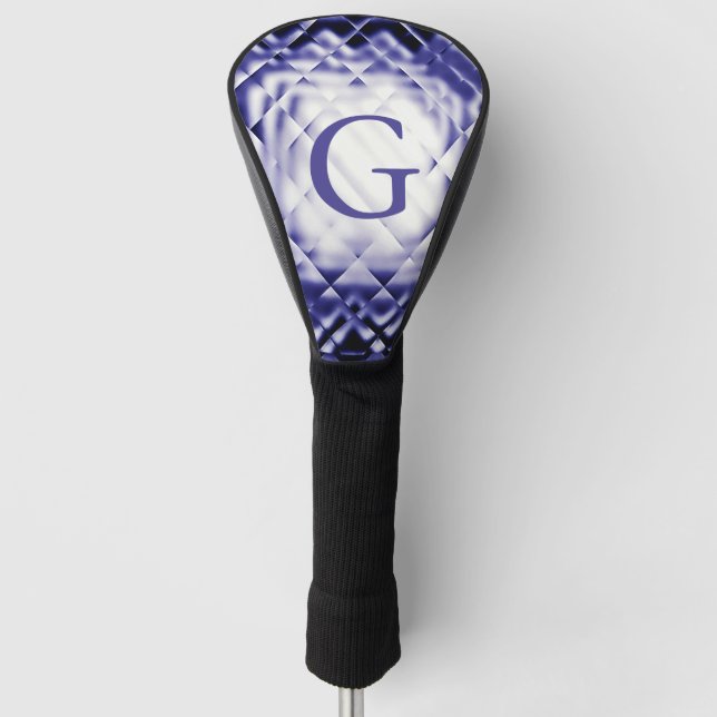 Dimensional Square-Navy-G Golf Head Cover (Front)
