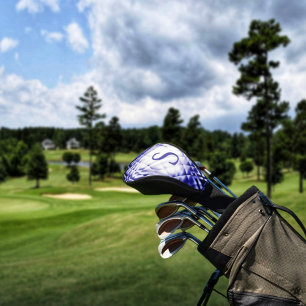 Dimensional Square-Navy-S Golf Head Cover