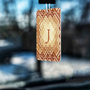 Dimensional Square-Red-J Car Air Freshener