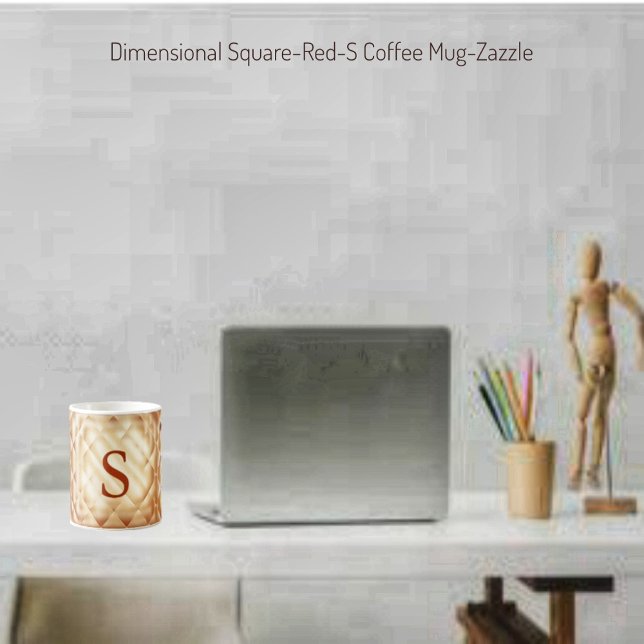 Dimensional Square-Red-S Coffee Mug (Creator Uploaded)