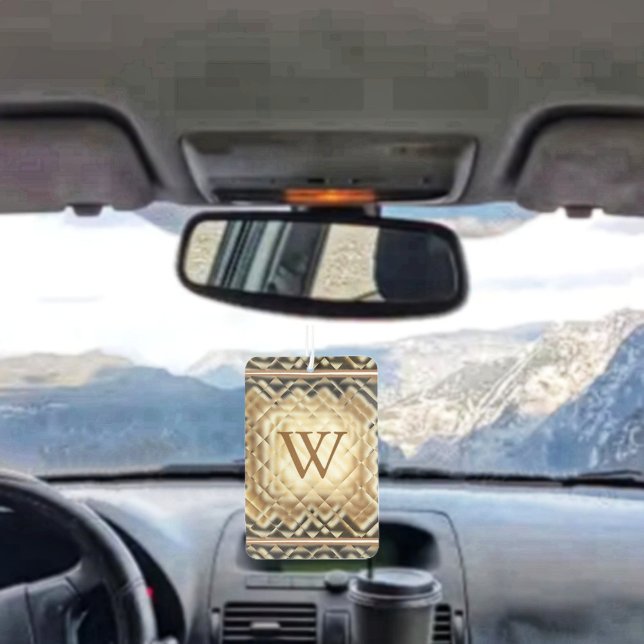 Dimensional Square-W Air Freshener (This Dimensional Square-W Air Freshener, has a Moroccan flair to its design!)
