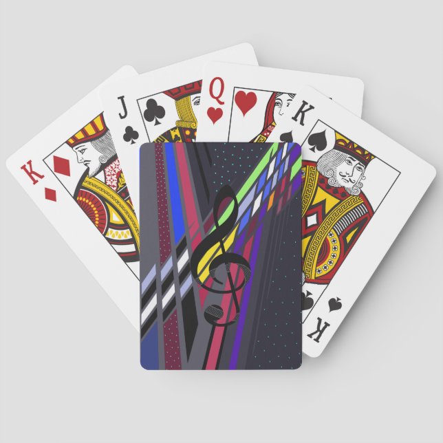 Dimensions in Music Playing Cards (Back)