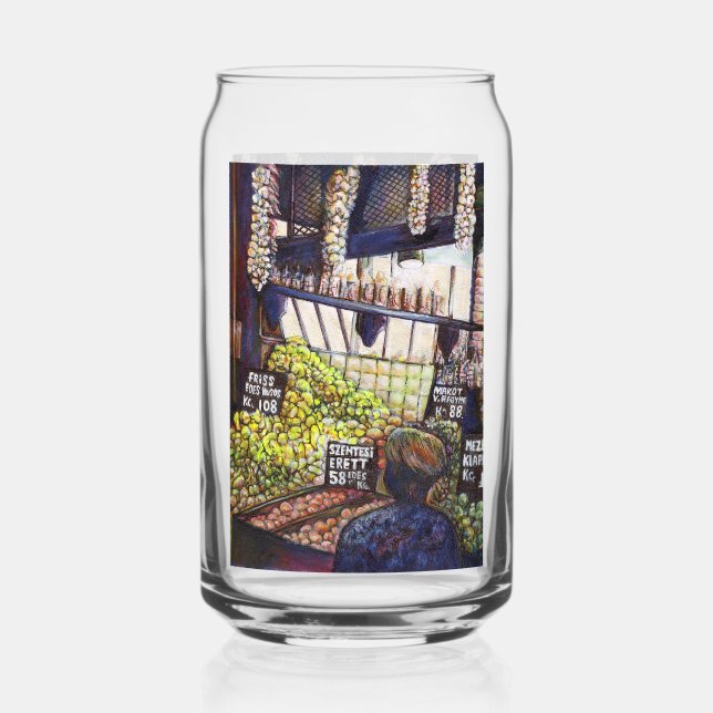 Dimensions of Curiosity Can Glass (Front)