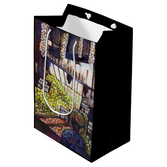 Dimensions of Curiosity Medium Gift Bag (Front Angled)