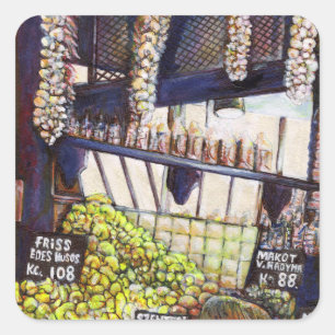 Dimensions of Curiosity Square Sticker