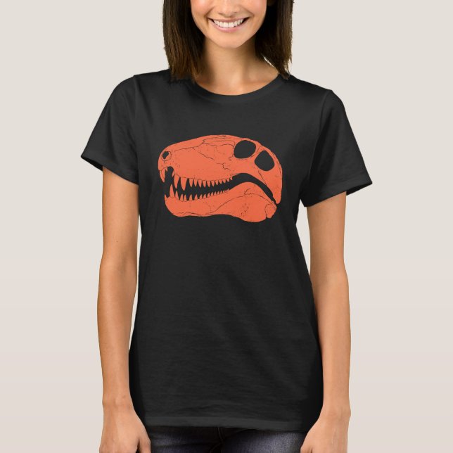 Dimetrodon Skull Fossil Hunter T-Shirt (Front)
