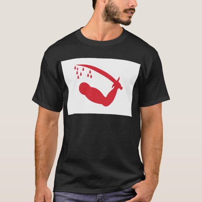 Dimmits Goliad Flag (1824) T-Shirt (Front)