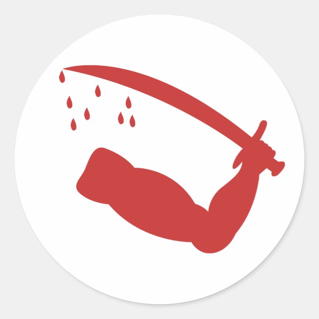 Dimmit's Goliad Flag Sticker (Front)