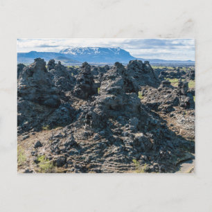 Dimmuborgir lava field, Myvatn area - Iceland Postcard