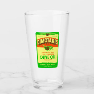 Dimotakis Family Olive Oil Co. Manteca California Glass