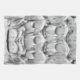Dimpled pint beer glass tea towel