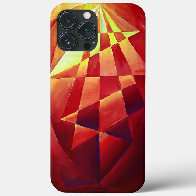 Dinamic abstract composition in red  Case-Mate iPhone case (Back)