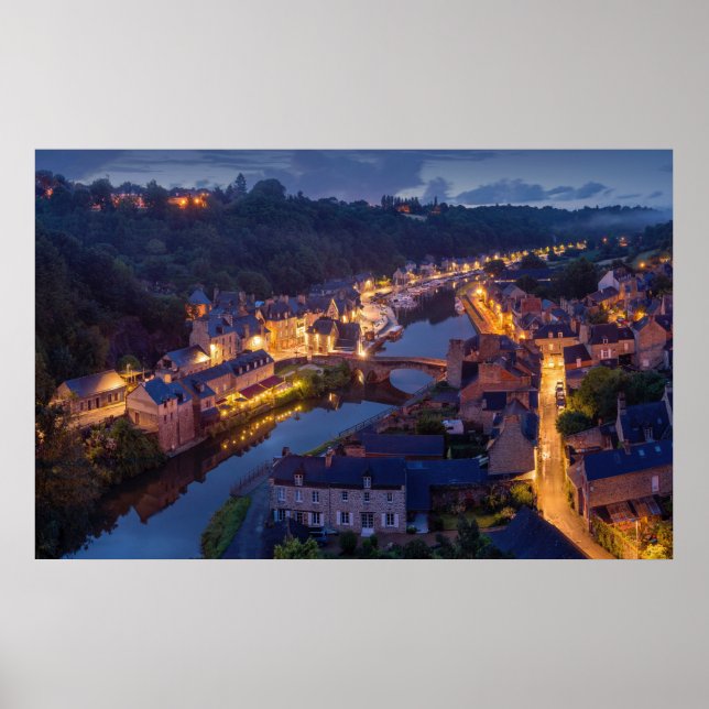Dinan, Brittany, France Poster (Front)