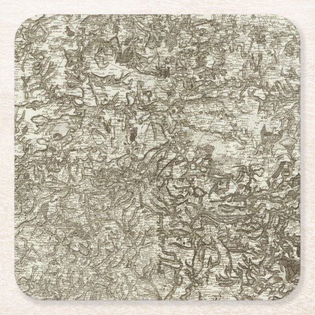 Dinan Square Paper Coaster (Front)