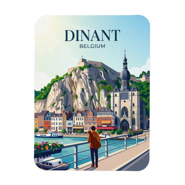 DINANT BELGIUM MAGNET (Vertical)