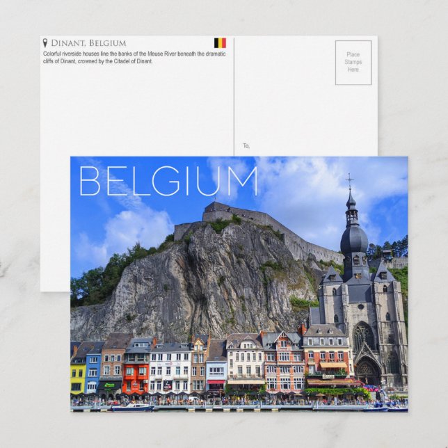Dinant, Belgium Travel Postcard (Front/Back)