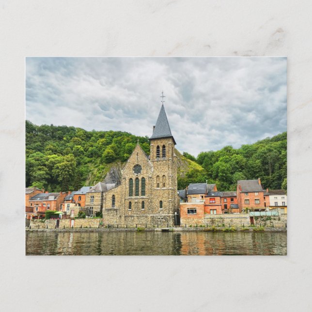 Dinant form the river Meuse Postcard (Front)