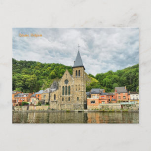 Dinant form the river Meuse Postcard