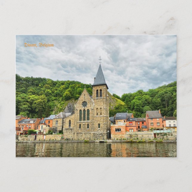Dinant form the river Meuse Postcard (Front)