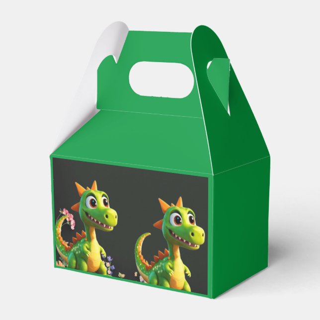 dinasaur birthday favour box (Front Side)