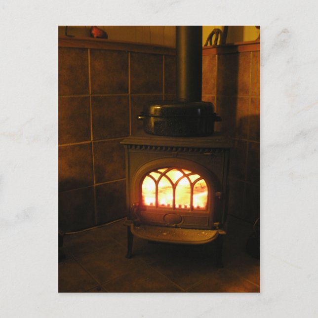 Dinde au feu postcard (Front)