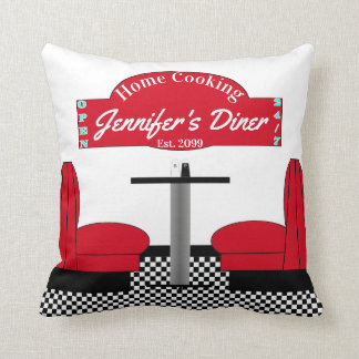 Diner Kitchen Restaurant Kitchen Grill Chef Baker Cushion